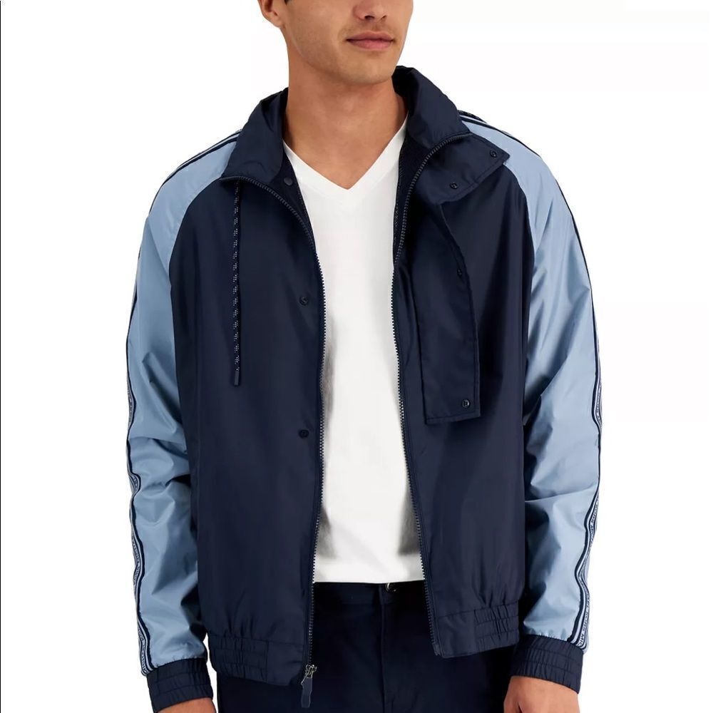 MICHAEL KORS Men's Colorblocked Track Jacket XL